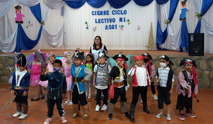 Fotografía Niños de Nivel Inicial finalizaron el ciclo lectivo 2021