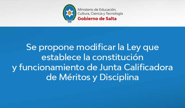 Imagen Se propone modificar la Ley que establece la constitución y funcionamiento de Junta Calificadora de Méritos y Disciplina