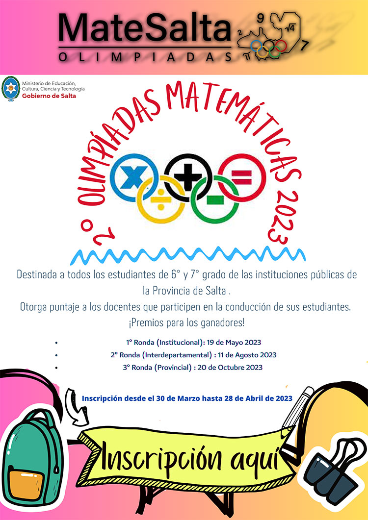 2º Olimpiadas Matemáticas 2023