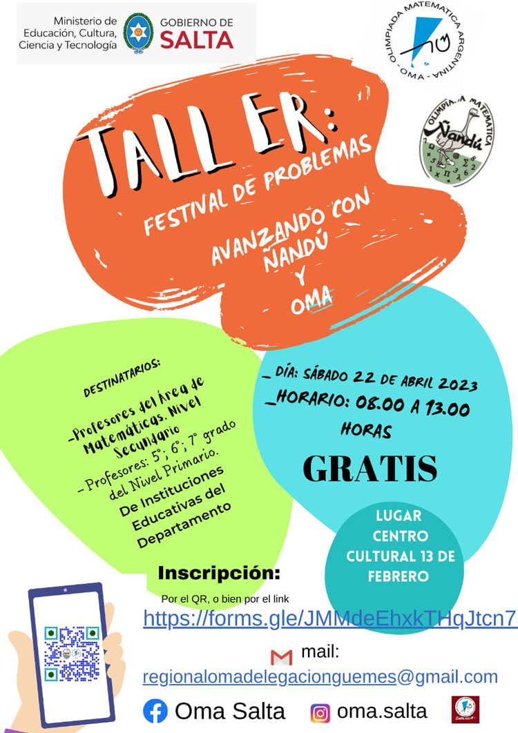 Imagen Se pone en marcha el taller Festival de Problemas