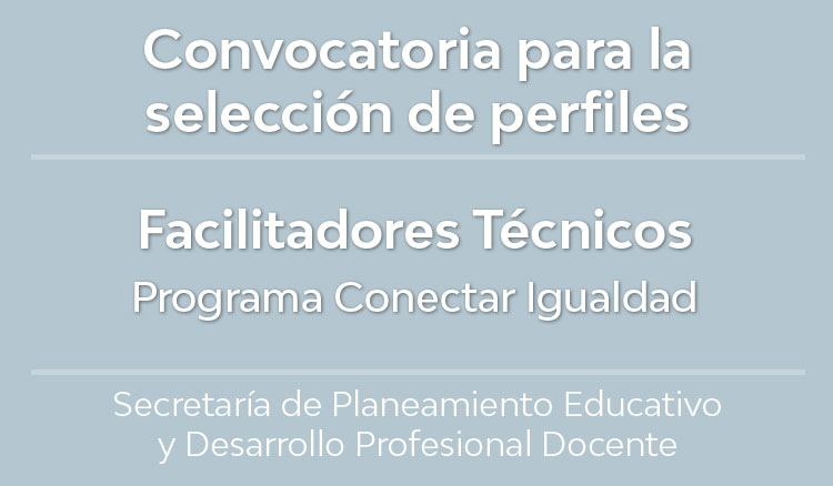 Imagen Convocatoria para la cobertura de perfiles para el Programa 47 Educar