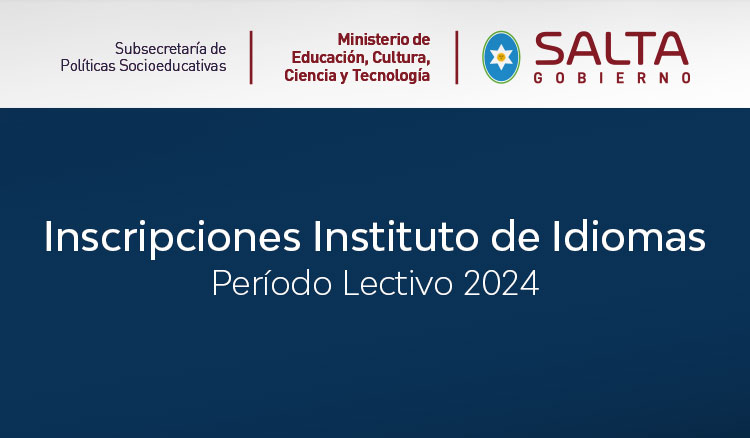 Imagen Instituto de Idiomas de Salta informa inscripciones para el período lectivo 2024