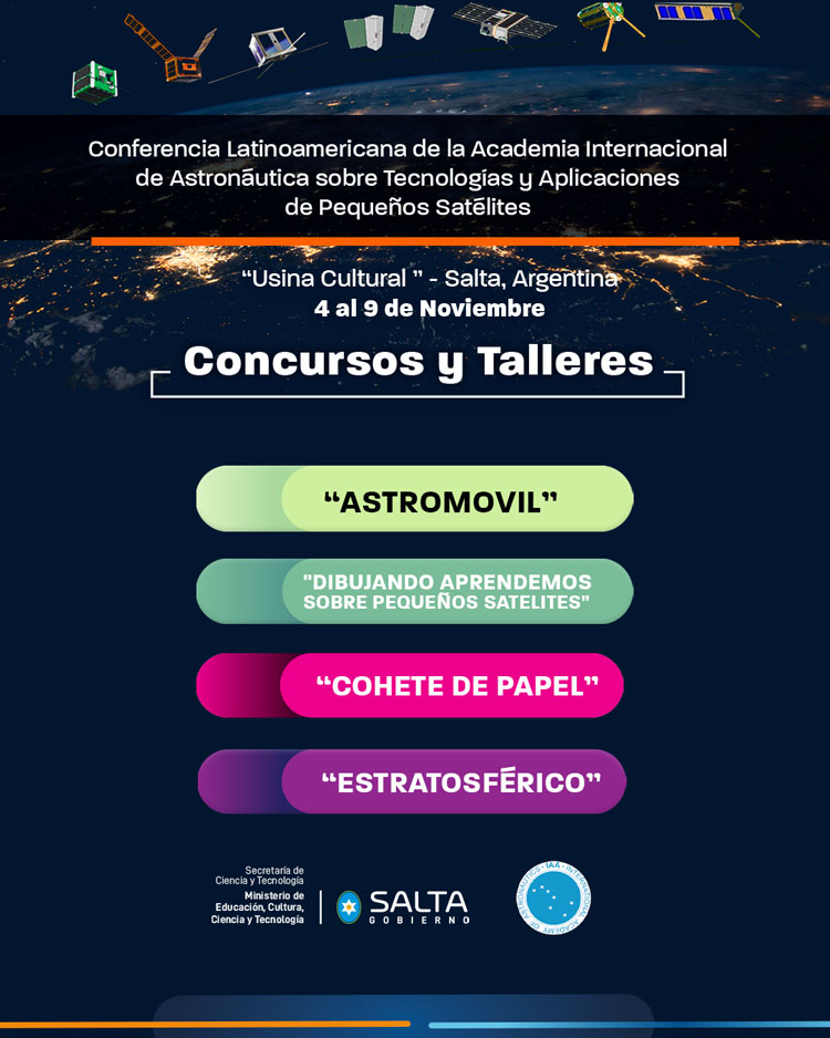 Imagen: Convocatoria para participar en concursos internacionales sobre temática espacial