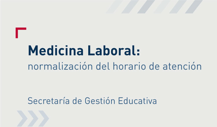 Imagen: Medicina Laboral normalización del horario de atención