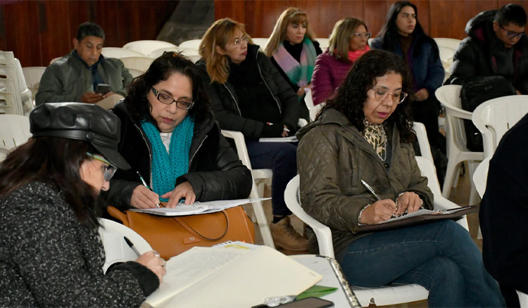 Fotografía: Se realizó una capacitación para prevenir el abandono escolar