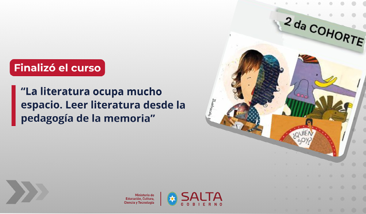 Finalizó el curso “La literatura ocupa mucho espacio. Leer literatura desde la pedagogía de la memoria” Imagen: Finalizó el curso “La literatura ocupa mucho espacio. Leer literatura desde la pedagogía de la memoria”