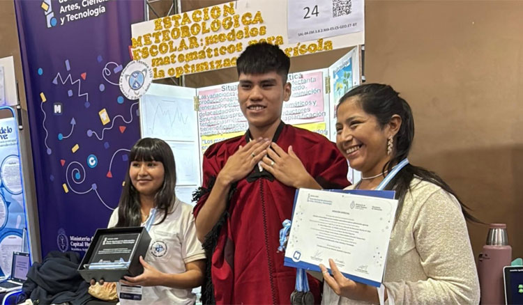 Destacaron un proyecto salteño en el eje Matemática de la Feria Nacional de Ciencias 2025 Fotografía: Destacaron un proyecto salteño en el eje Matemática de la Feria Nacional de Ciencias 2025