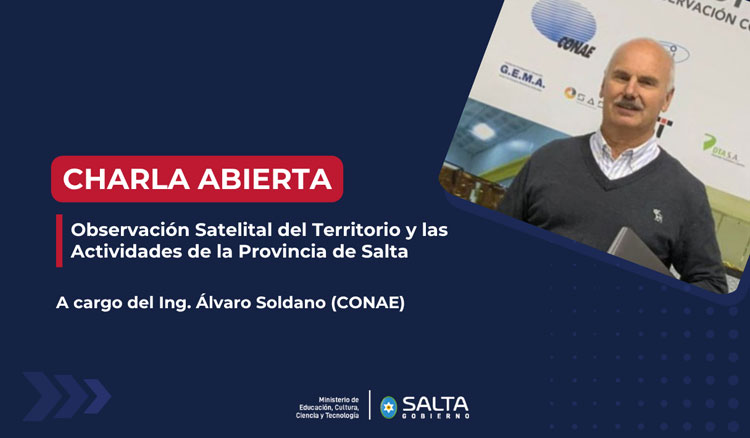 Imagen: Charla abierta: Observación Satelital del Territorio...