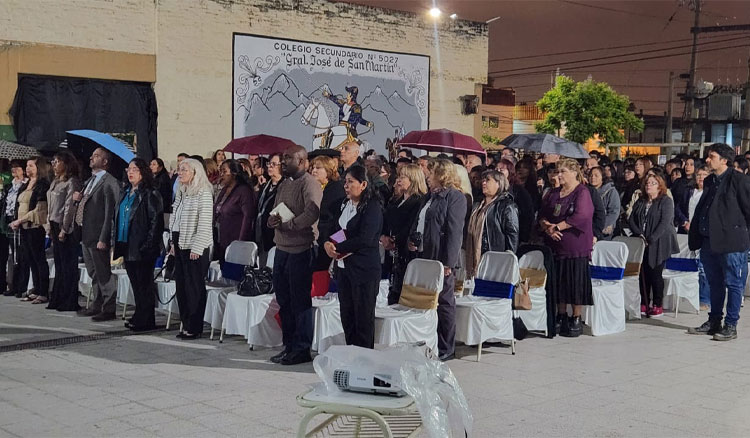 Fotografía: Bodas de Oro para el Colegio Secundario N° 5027 “Gral. José de San Martín”