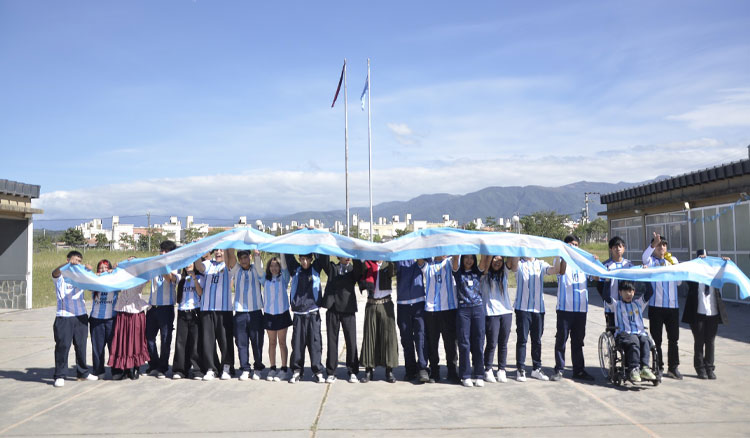 Fotografía: Las escuelas podrán transmitir los partidos de la Selección Argentina