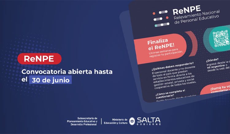 Imagen: Mañana finaliza el plazo para inscribirse en el Relevamiento Nacional de Personal Educativo