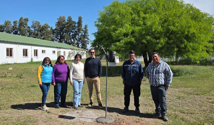 La Escuela Técnica de El Galpón y el INTA pusieron en línea su estación meteorológica automatizada