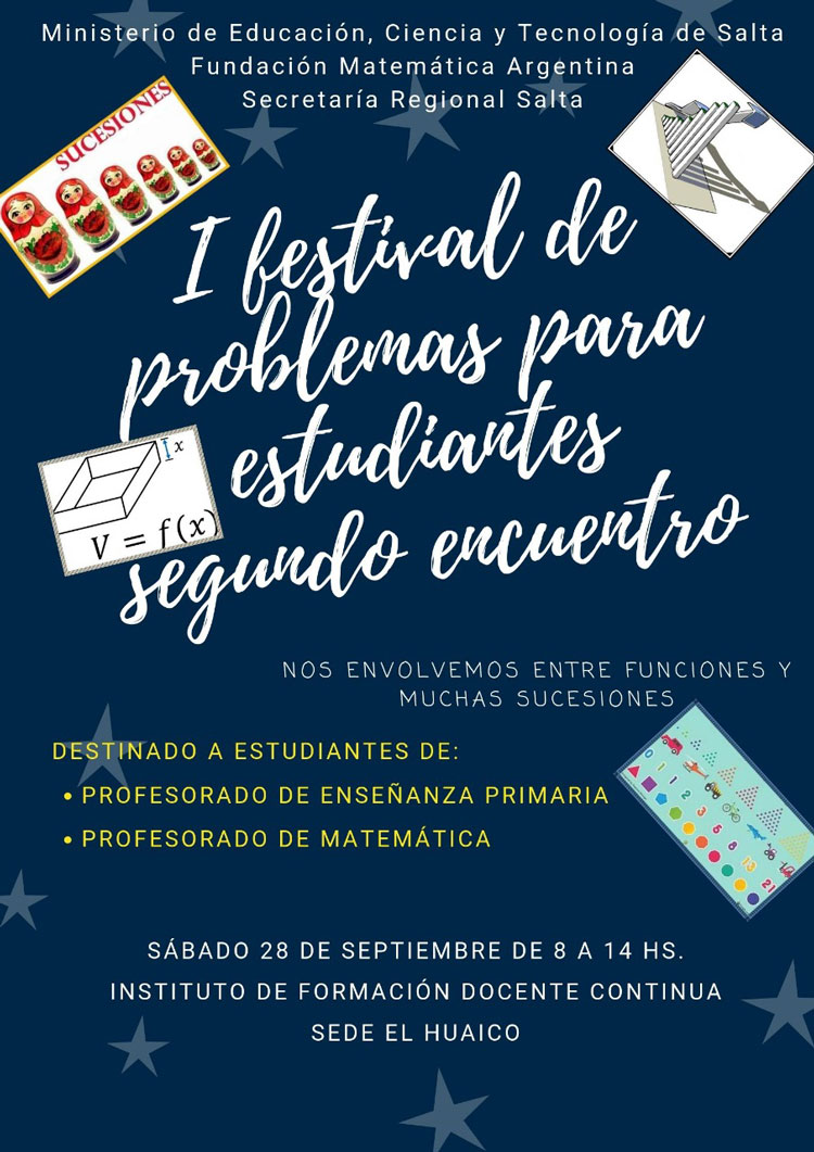 I Festival de problemas para estudiantes · Segundo encuentro